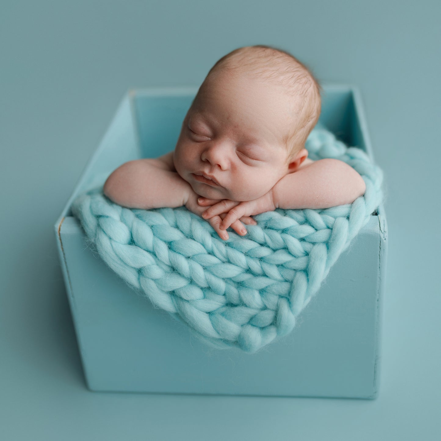 Merino Mini Blanket | Ice Bunny