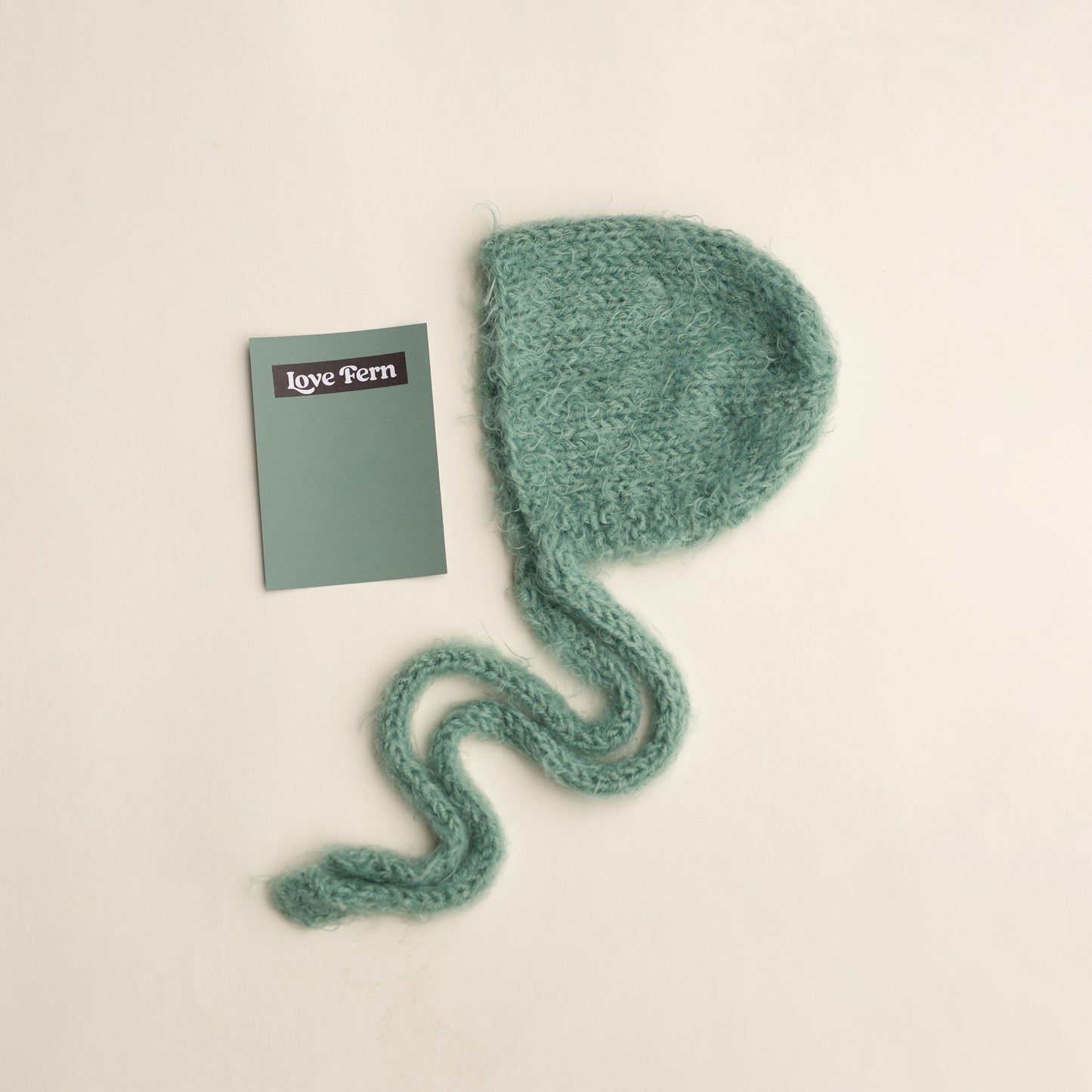 Fuzzy Knit Bonnet | Love Fern
