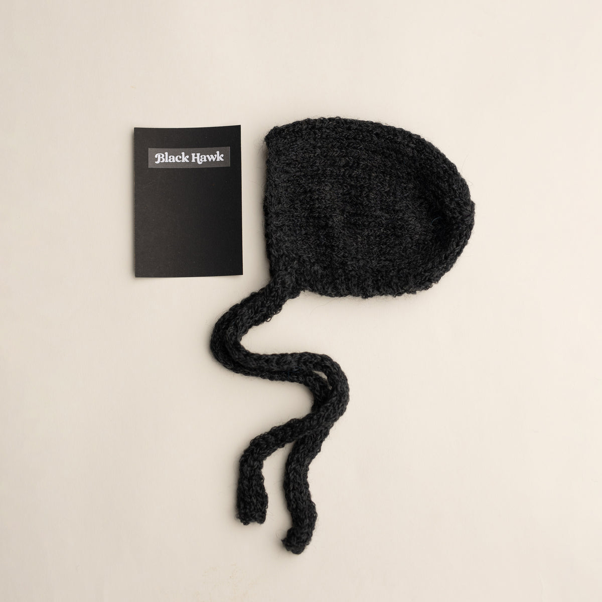 Cushy Knit Bonnet | Black Hawk