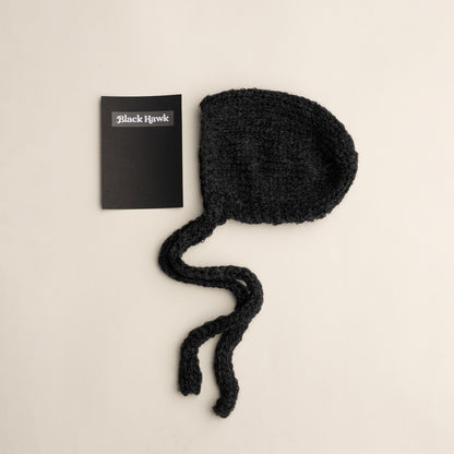 Cushy Knit Bonnet | Black Hawk