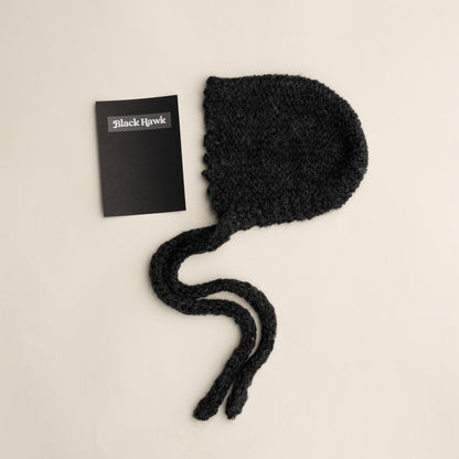 Cushy Knit Bonnet | Black Hawk