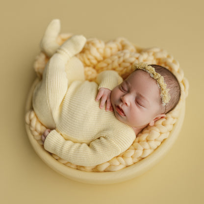 Ryker | Footie | Butter Cow