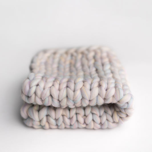 Merino Mini Blanket | Cotton Candy