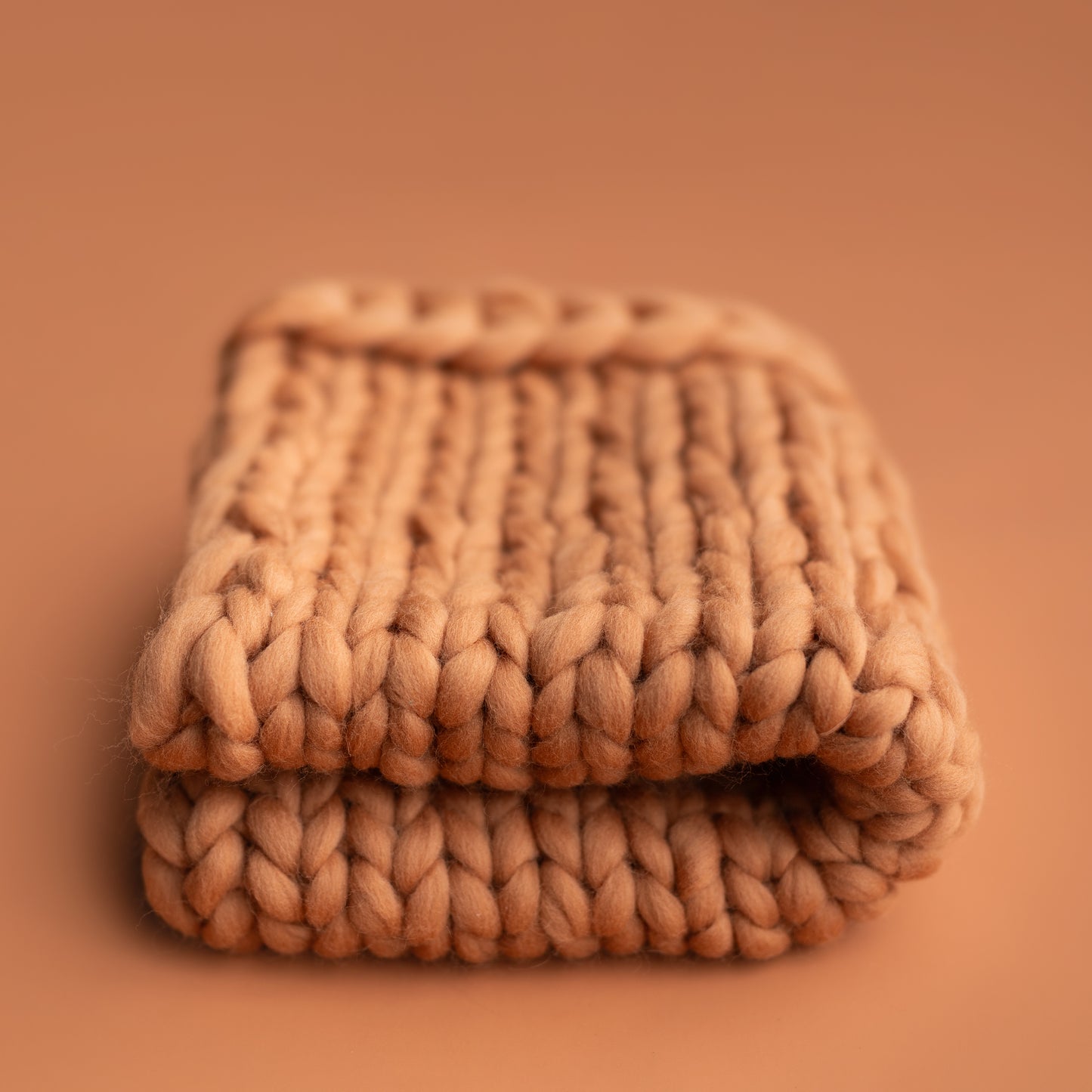 Merino Mini Blanket | Faded Henna