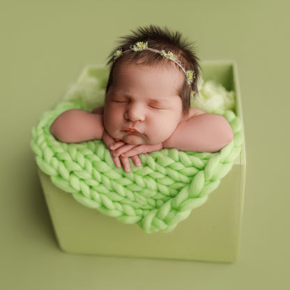 Merino Mini Blanket | Green River