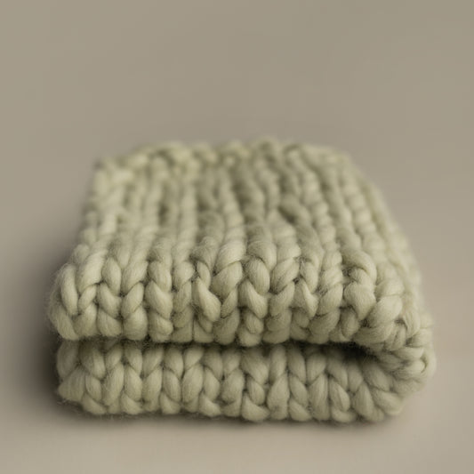 Merino Mini Blanket | Overcast