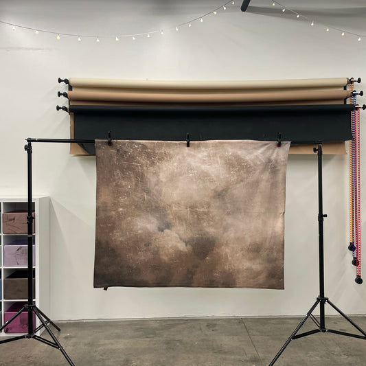 Destash | Tan Scratches 4x5 Fabric Backdrop