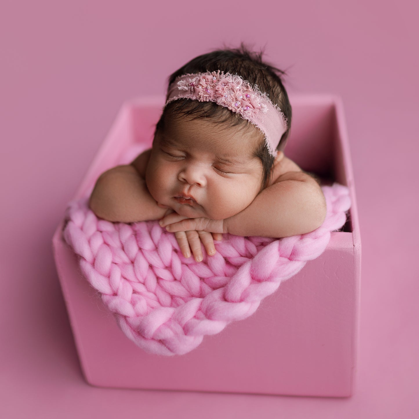 Merino Mini Blanket | Wild Rose