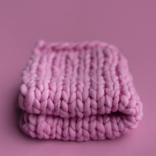Merino Mini Blanket | Wild Rose