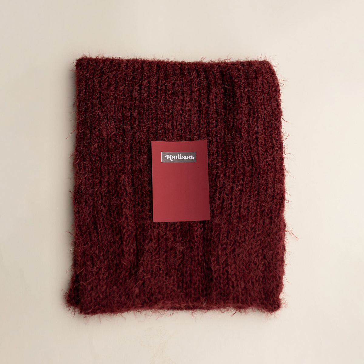 Fuzzy Knit Wrap | Madison